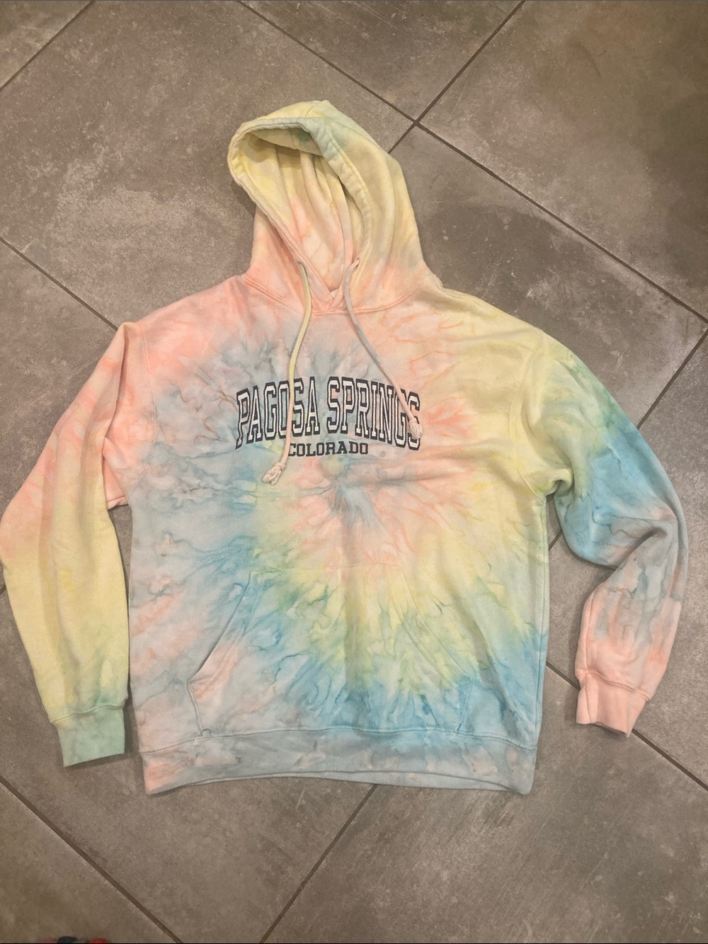 Pagosa Springs Colorado Tie-Dye Hoodie